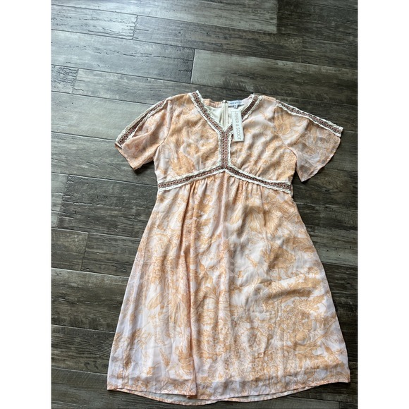 Piper & Scoot Size‎ XXL Dress NWT Anthro Vibes Flowy Boho Floral - Picture 1 of 8